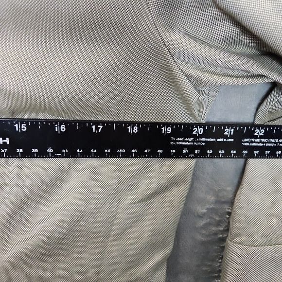 Coldwater Creek Sz 10-12 Pale green blouse 3/4 sleeve Cotton - Picture 5 of 10